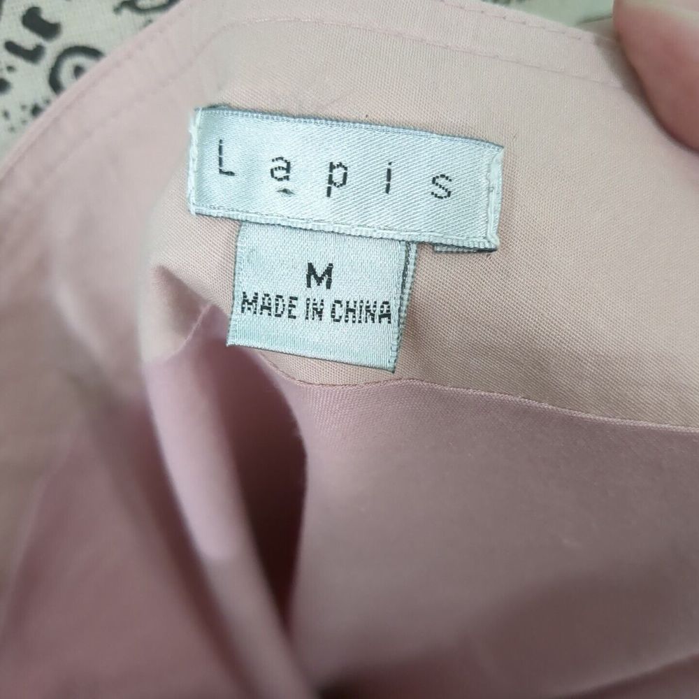 Lapis NWT Long Skirt pink floral embroidery medium - Picture 6 of 6